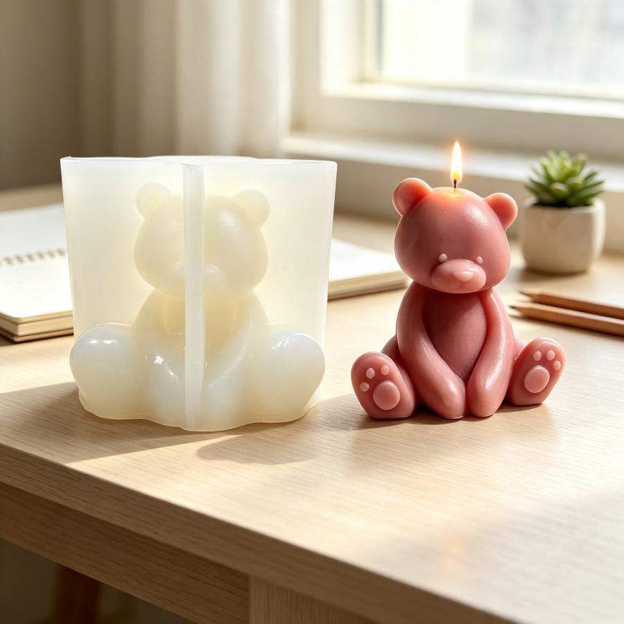 Soap Making Book For Beginners - Molde de silicona grande para vela