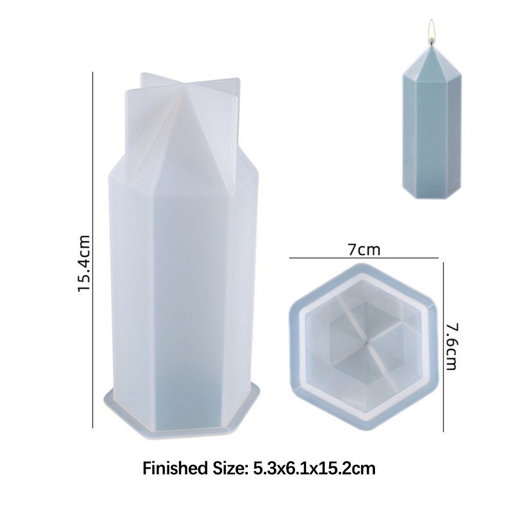 Moldes de vela de columna Hexa - Soap Making Book For Beginners reseña y precio