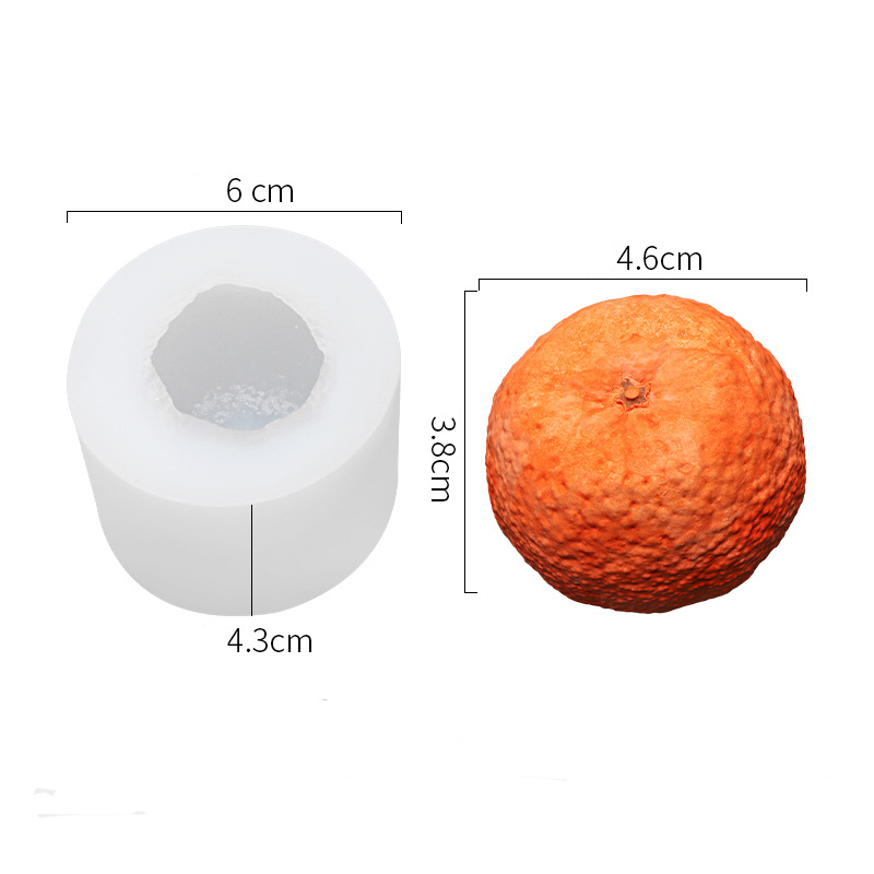 Molde de vela naranja 3D, mold - Soap Making Book For Beginners reseña y precio